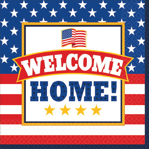 Welcome Home American Pride Lunch Napkins 36ct   23866 